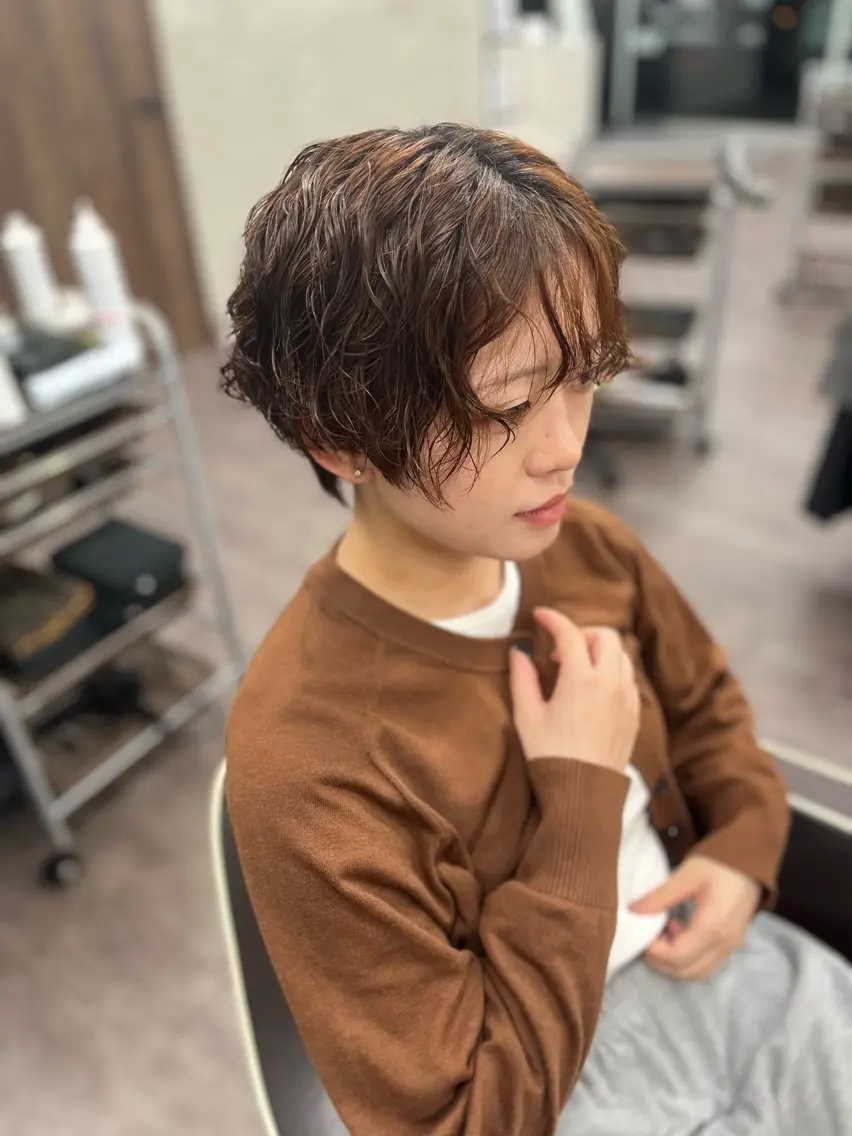 【期間限定💡】パーマ＋ヘッドスパ¥5,500の写真