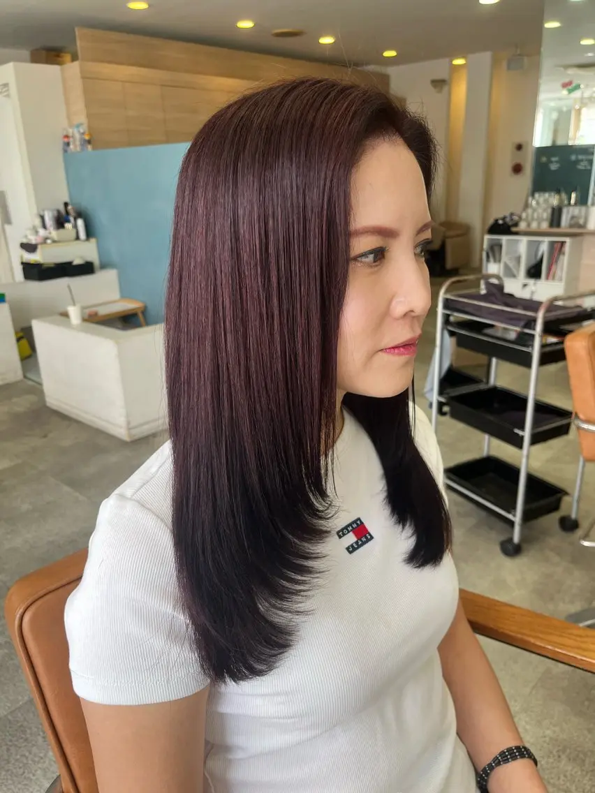 ロング カラー カット ヘアカラー 清本 耕介のヘアスタイル