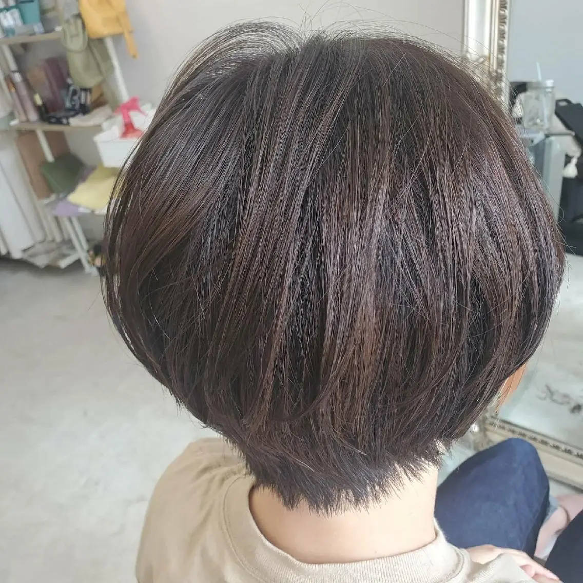 カラー ショート ショートボブ ボブ ショートヘア See by merのマツエク・マツパデザイン