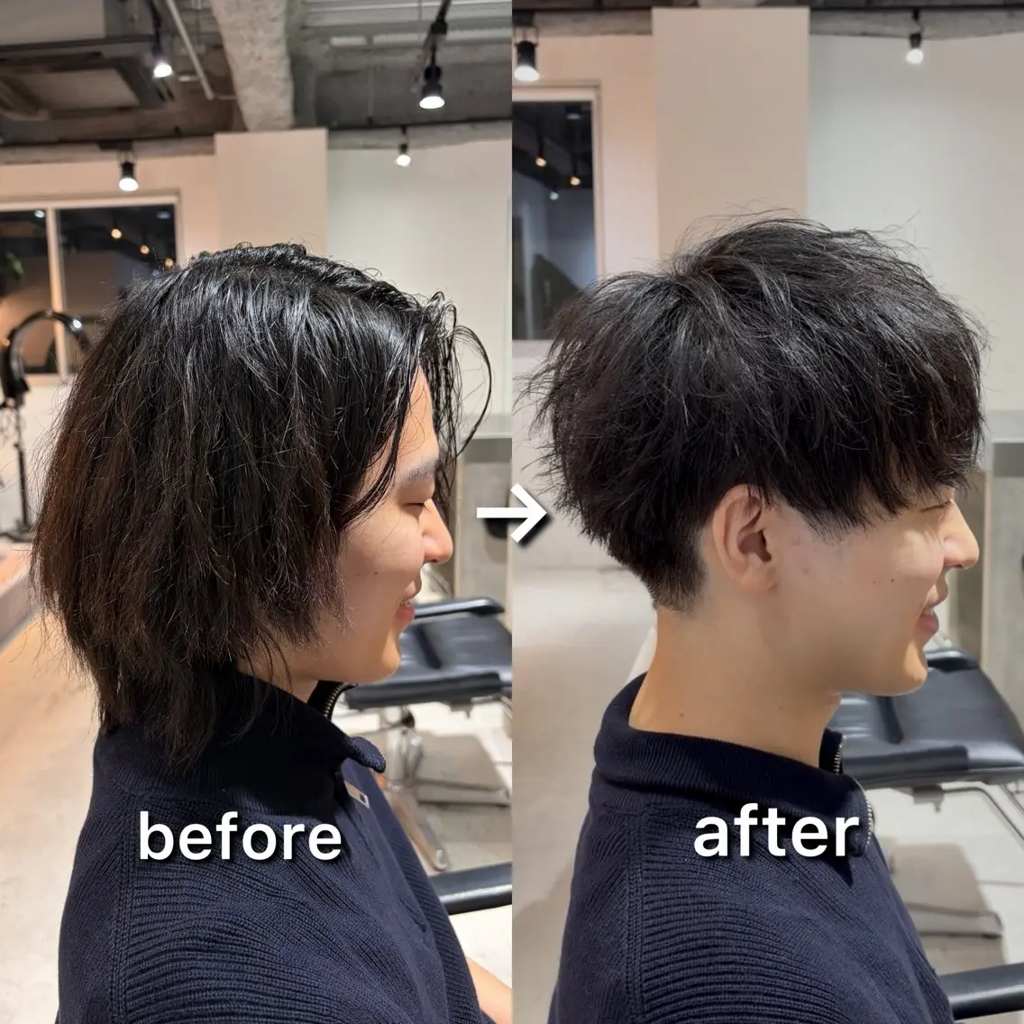 ショート メンズ メンズパーマ Dover島村祐輝のヘアスタイル