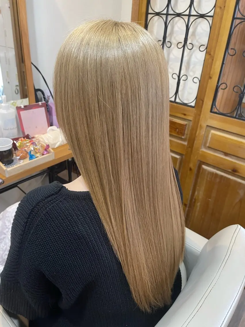 ロング 髪質改善 トリートメント 山木 裕子のヘアスタイル