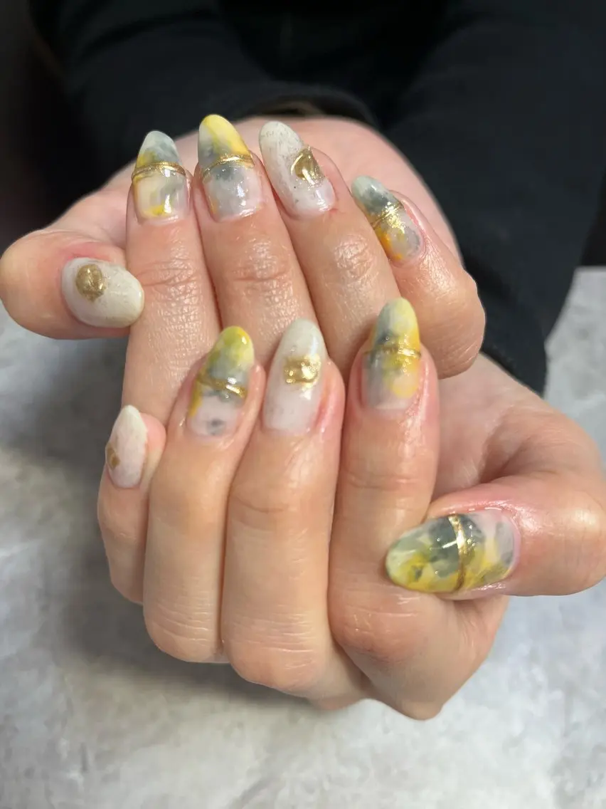 ネイル 韓国ネイル 持ち込み ニュアンスネイル ハンドネイル ハンドケア ベテランネイル cnc  nailのネイルデザイン