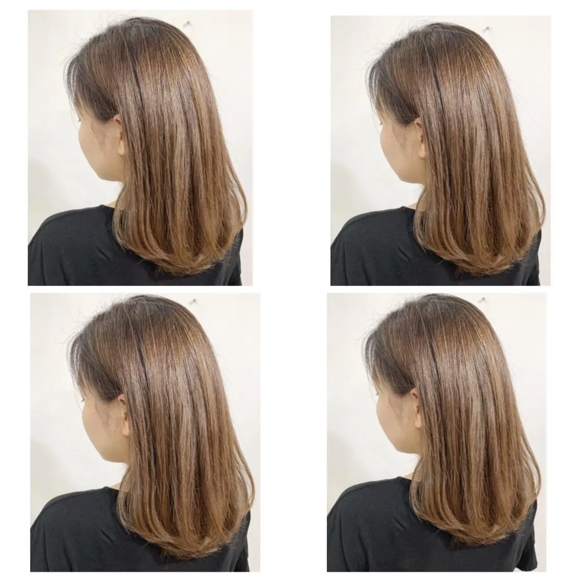 ミディアム カラー 京都大人女性ショート 徒歩1分/秋山のヘアスタイル