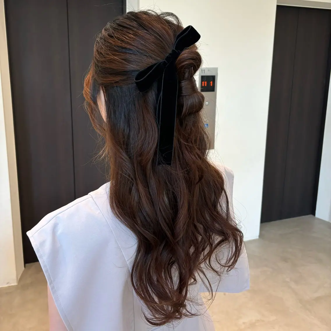 🤍🎀似合わせカット➕お出かけ前 ヘアアレンジ🎀🤍の写真