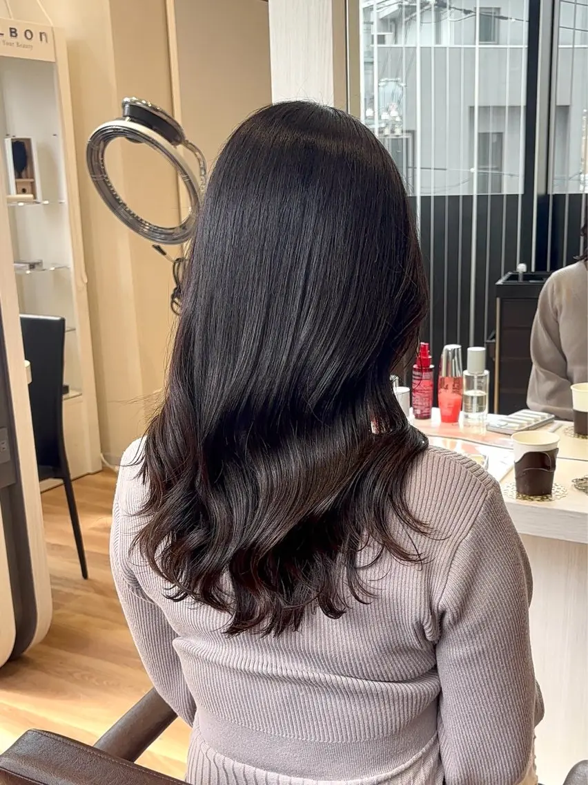 ロング カット 杉原魁/髪質改善/ 似合わせパーマのヘアスタイル