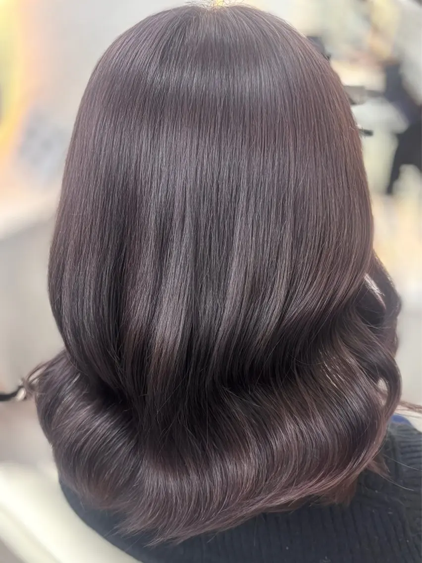 ミディアム カラー ヘアカラー トリートメント 🎀asumi🍓 モデル様募集中🎀のヘアスタイル