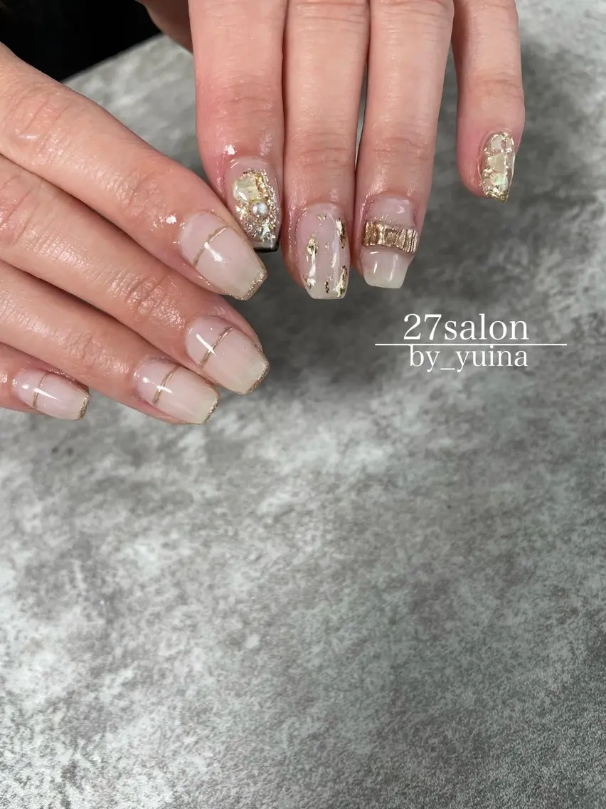 ネイル ニュアンスネイル 27salon yuinaのネイルデザイン