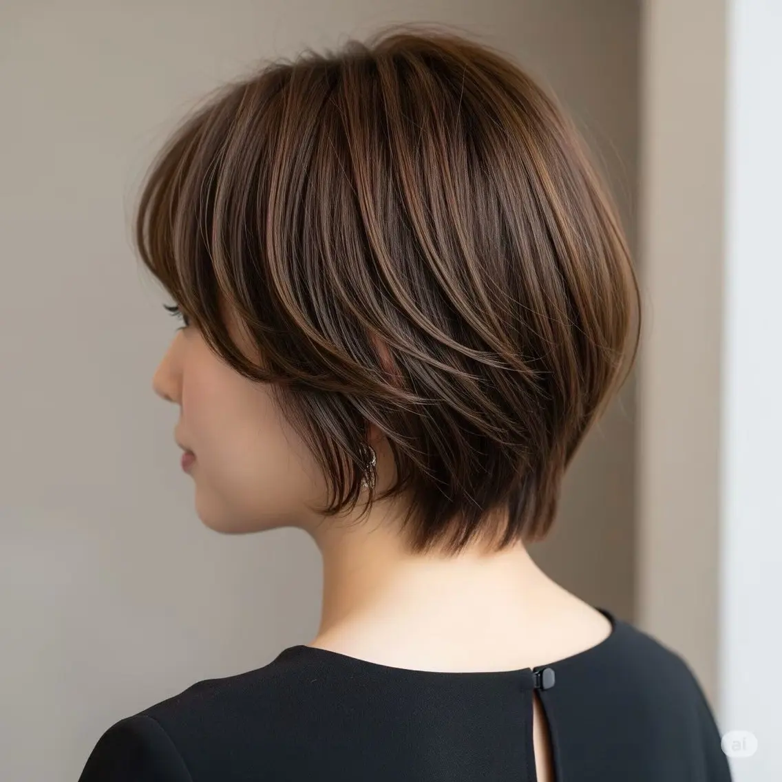 ショート 綿松 彩乃のヘアスタイル