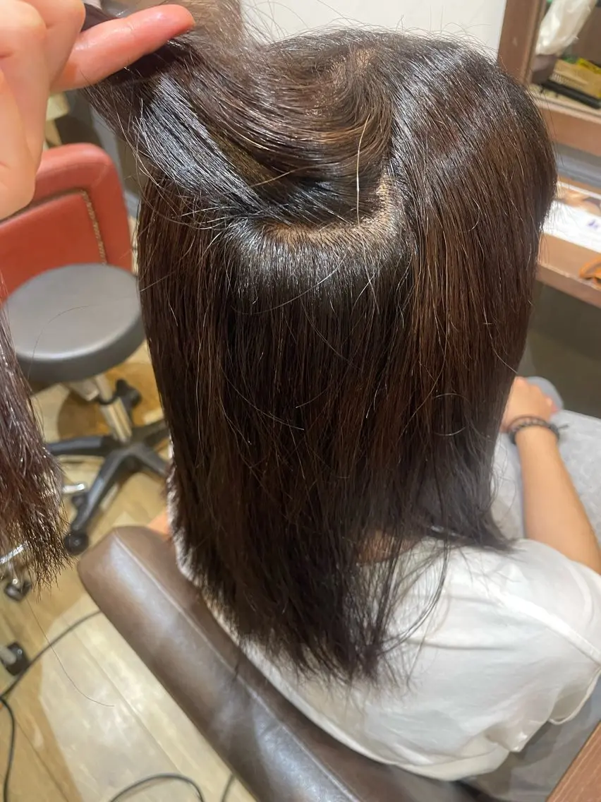 🩶"根本"白髪染め(根本・リタッチのみ)のメニュー♪の写真