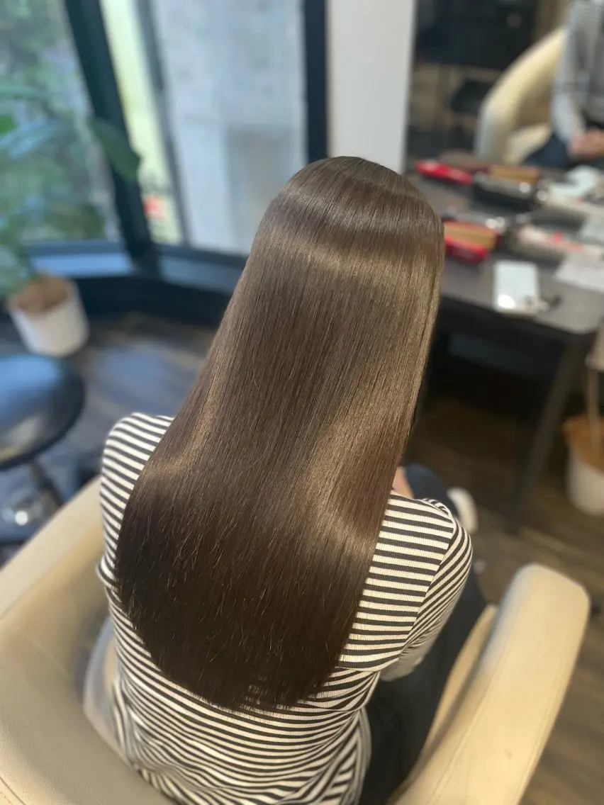 【ミニモ限定✨️】カラー＋整えカット✂️＋髪質改善トリートメントの写真