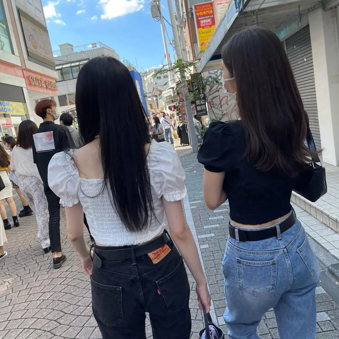 ミディアム カット ヘアカラー トリートメント yu-ri🩷 韓国ヘアのヘアスタイル