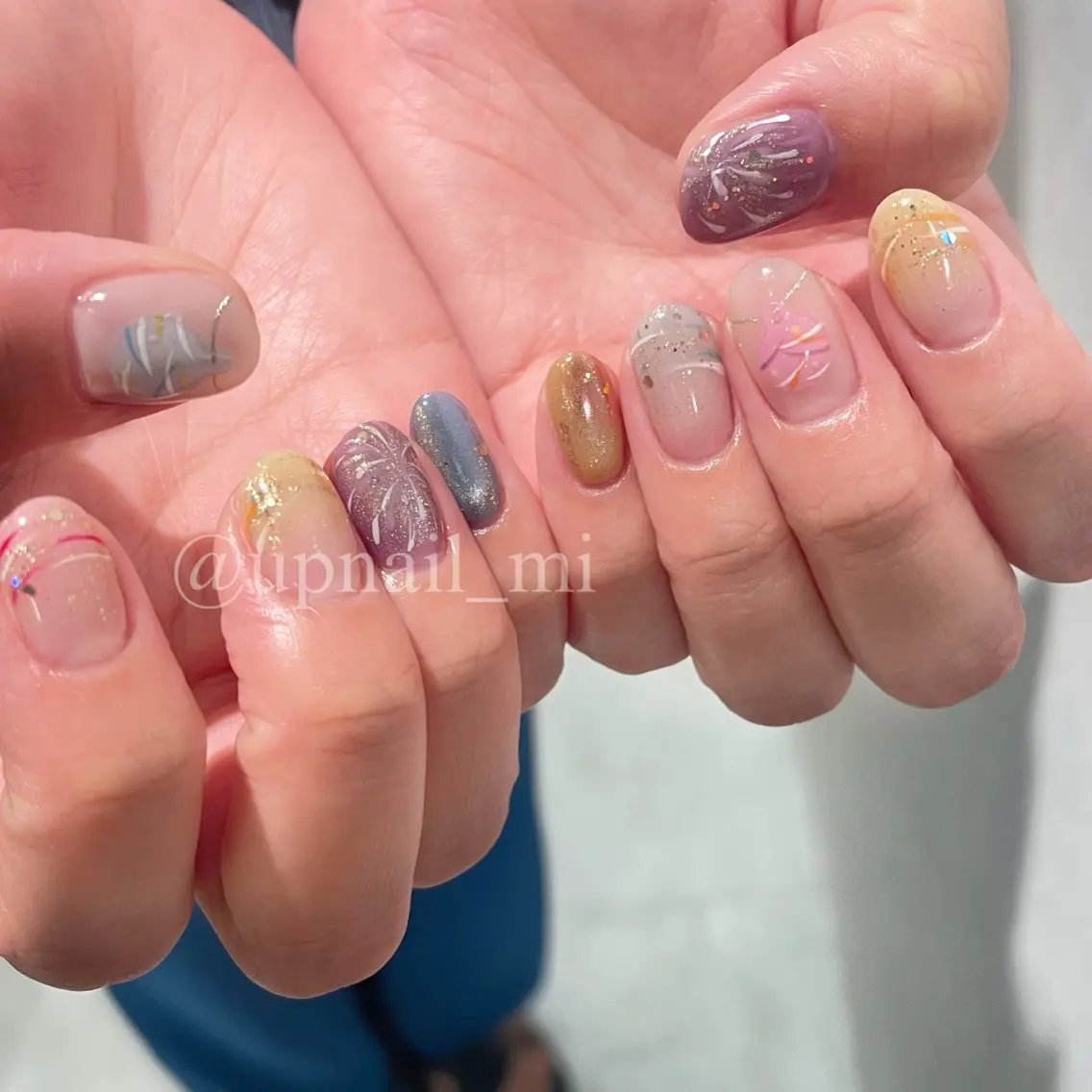 ネイル ハンドネイル ハンドケア 花井 美友里のネイルデザイン