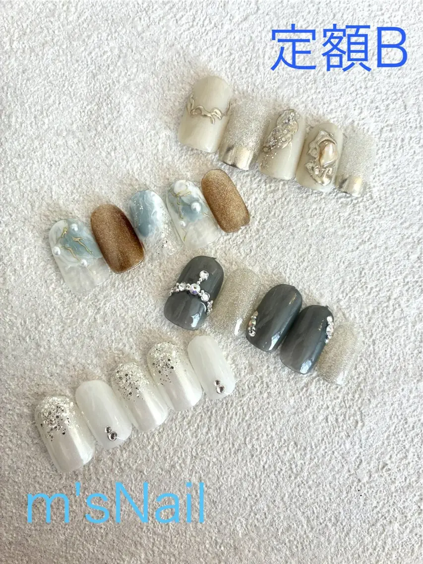 ネイル ジェルネイル パラジェル m'sNail 福岡西区 ネイルのネイルデザイン