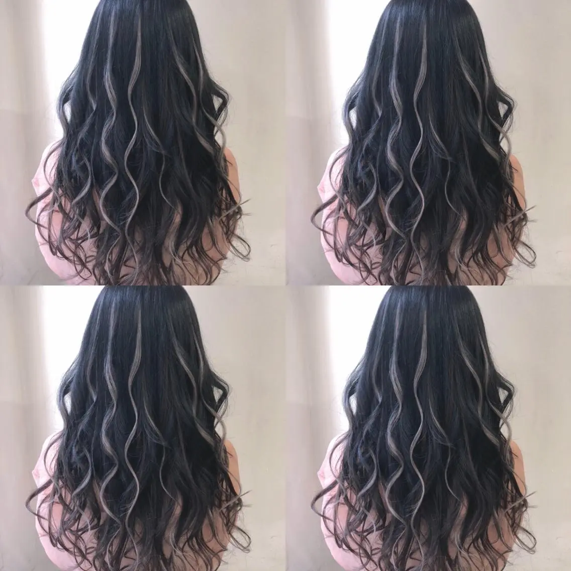ロング カラー シールエクステ ハイライトカラー エクステ ハイライト 🌷MAYU 🌷のヘアスタイル