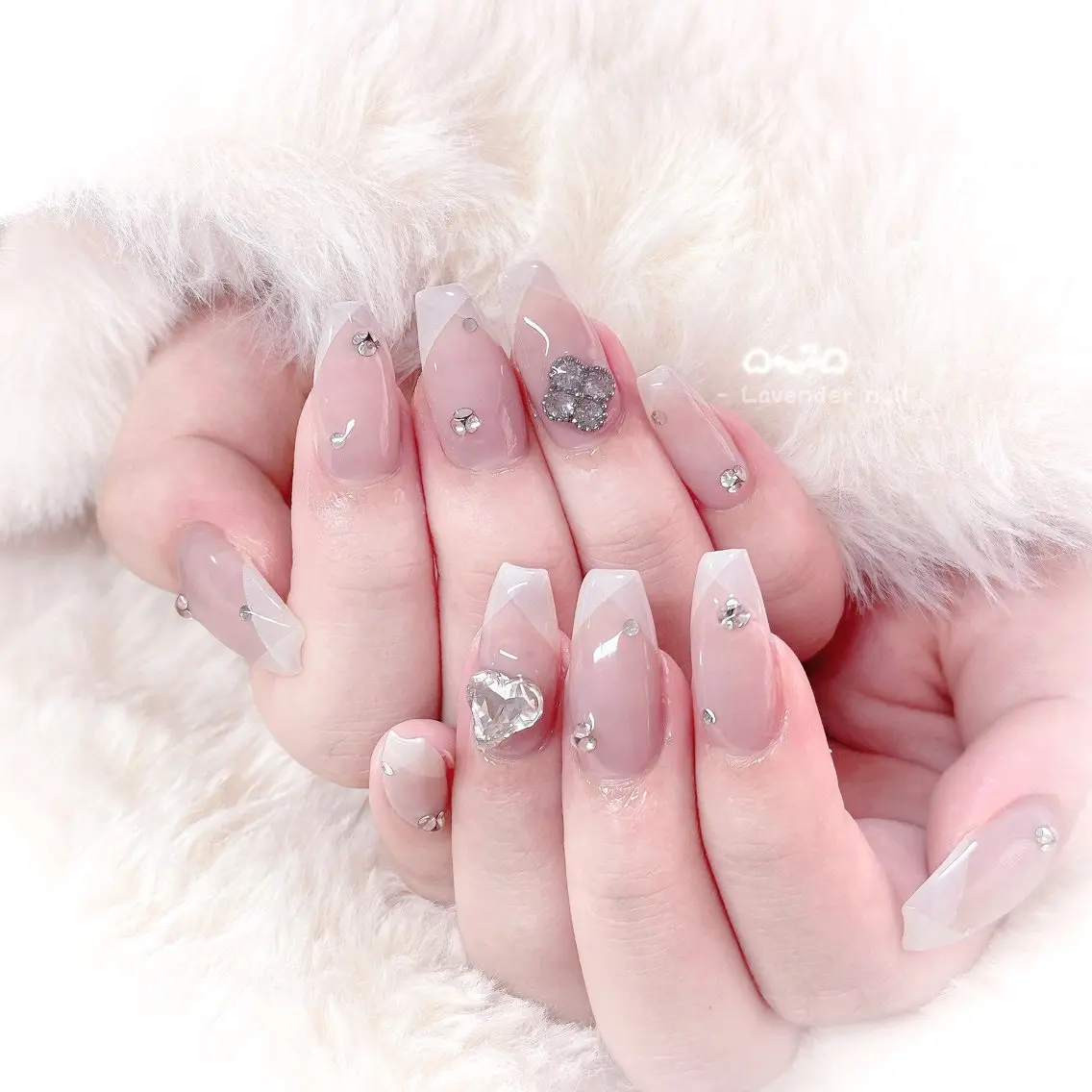ネイル ハンドネイル Lavender nail·中島公園のネイルデザイン