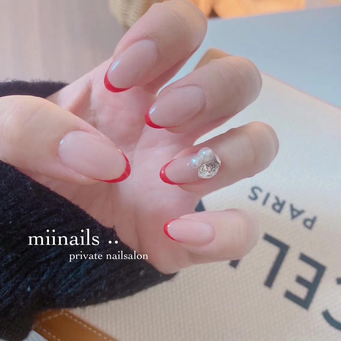 ネイル 韓国ネイル ワンホンネイル ハンドネイル nailsalon miinailsのネイルデザイン