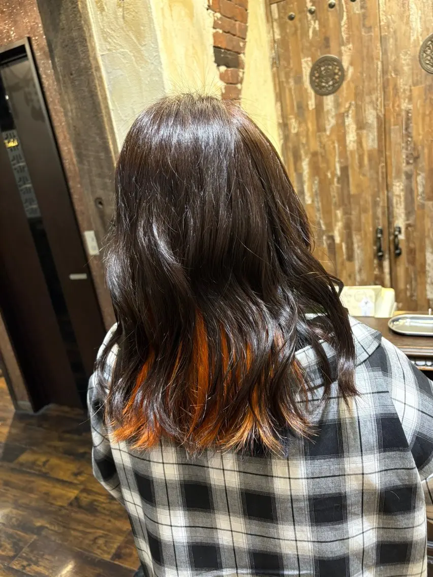 ミディアム Calbari 鎌田美歩のヘアスタイル