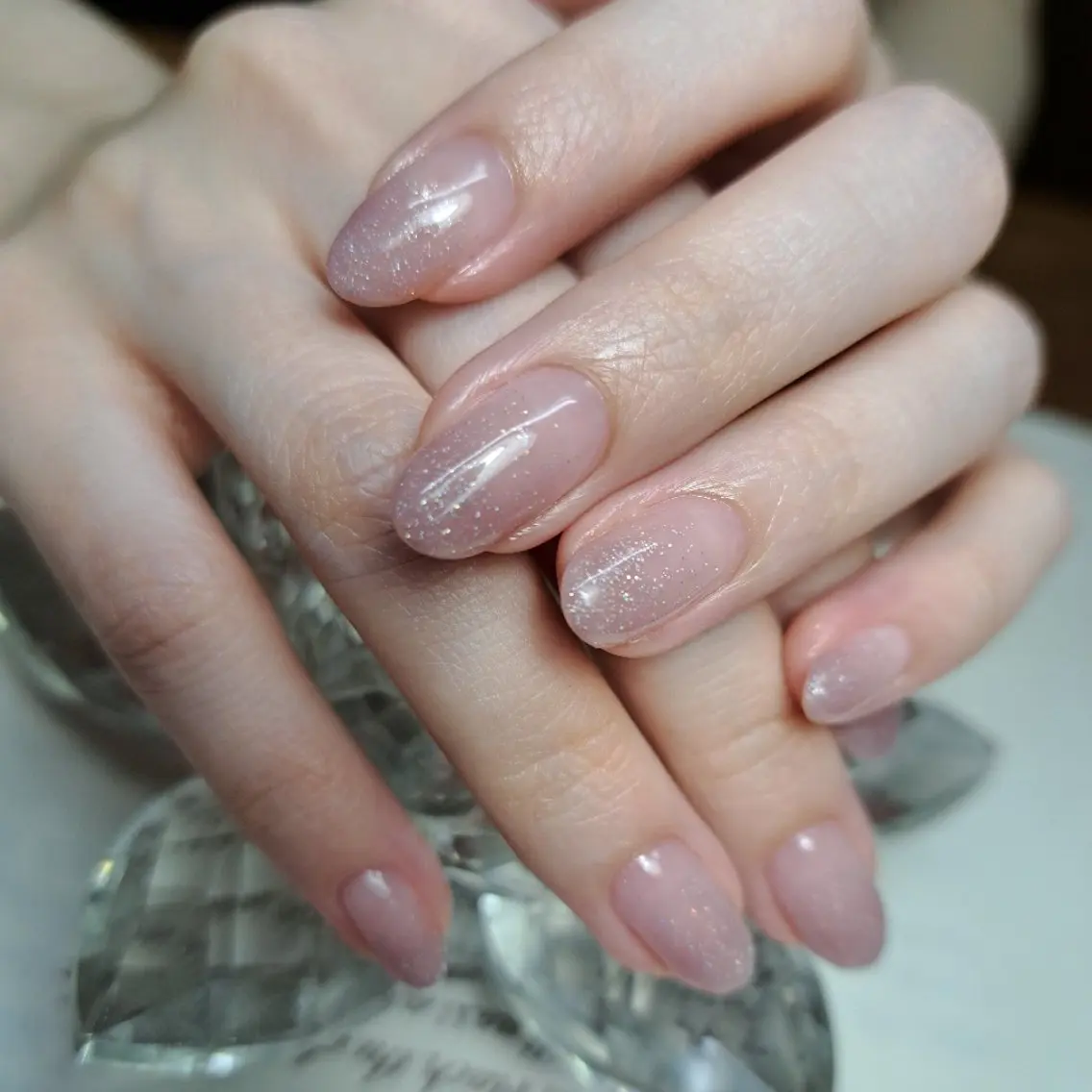 ネイル ラメ(グリッター) ハンドネイル HAYASHI  Nのネイルデザイン