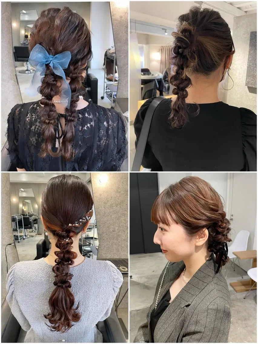 【ヘアセット】結婚式/お呼ばれアレンジ/ライブアレンジ/卒業式/カジュアルアレンジの写真