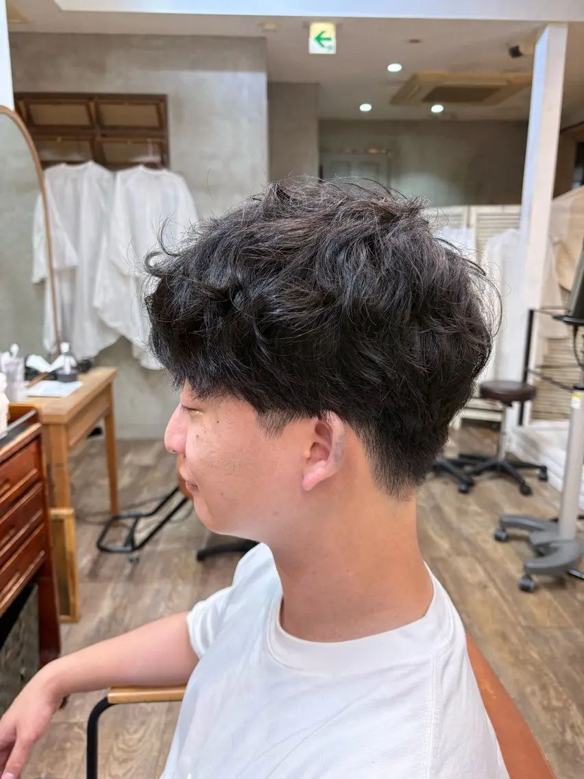 パーマ メンズ メンズパーマ カット パーマ 🌻 miyu🌻のヘアスタイル