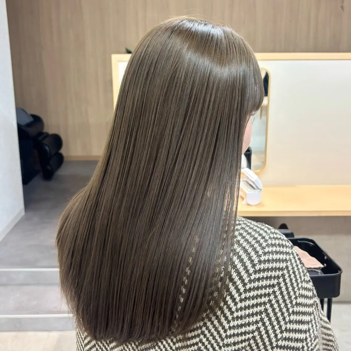 セミロング カット ヘアカラー トリートメント レイヤー/艶々カラー /縮毛矯正/うみ🌟のヘアスタイル
