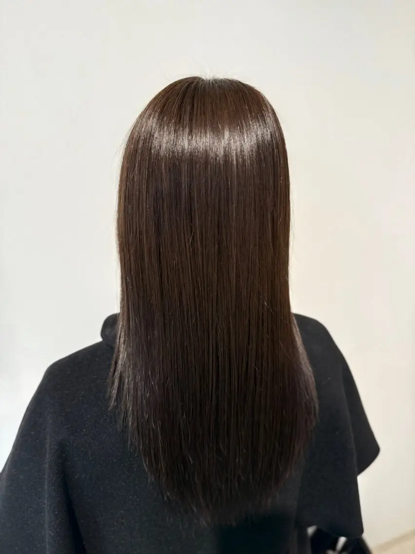 ミディアム カラー ブラウンカラー Unami MIHA☘️*゜のヘアスタイル