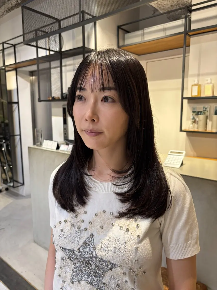 ロング カット FILMS Rinoのヘアスタイル