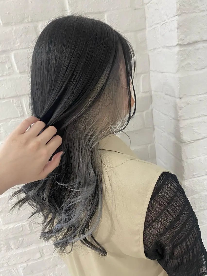 イヤリングカラー+トリートメント🫧の写真