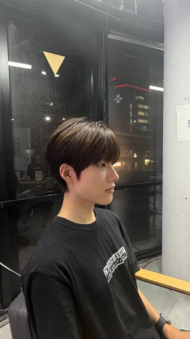 ショート メンズ マッシュ シースルーマッシュ 和泉 斗馬のヘアスタイル