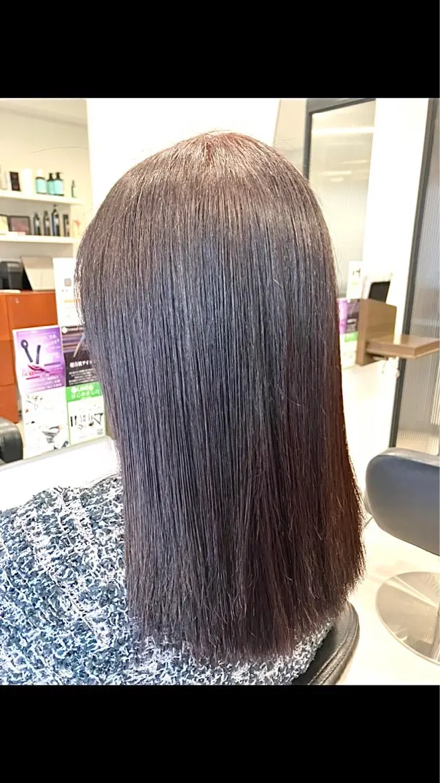 ミディアム 髪質改善 トリートメント ウルフ・ハイレイヤー 🌟ナカノ・ユウヤのヘアスタイル