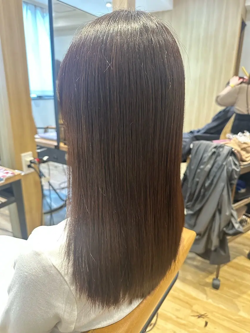 セミロング カラー ヘアカラー トリートメント ✨✂️Nori ✂️✨のヘアスタイル