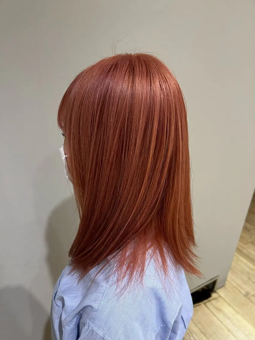 カラー ピンクカラー 武藤 豊のヘアスタイル