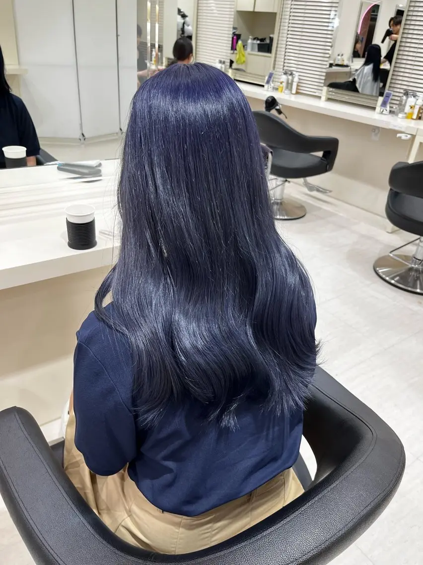 セミロング カラー 💟RINNA 艶カラー💟のヘアスタイル