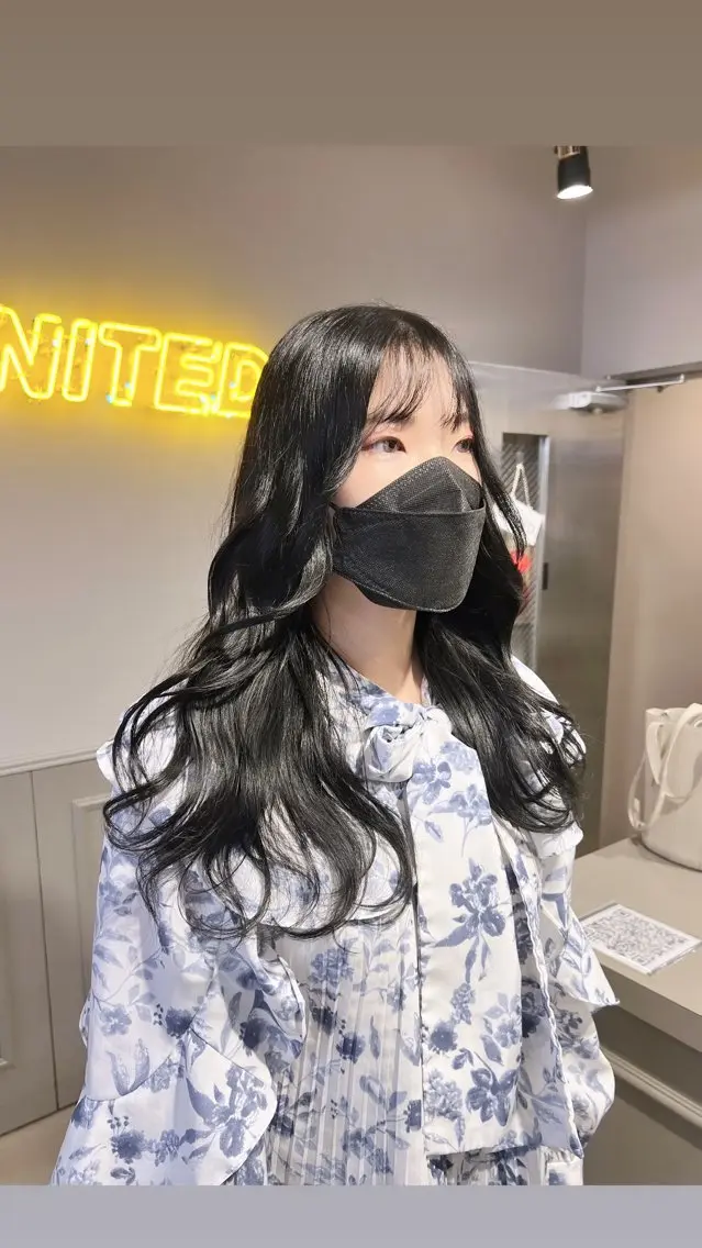 ロング カラー パーマ ヘアアレンジ メンズ 上品＆韓国風 🥀海心🥀のヘアスタイル