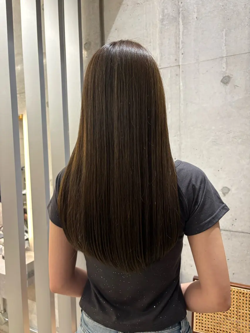 ロング Watanabe Maiのヘアスタイル