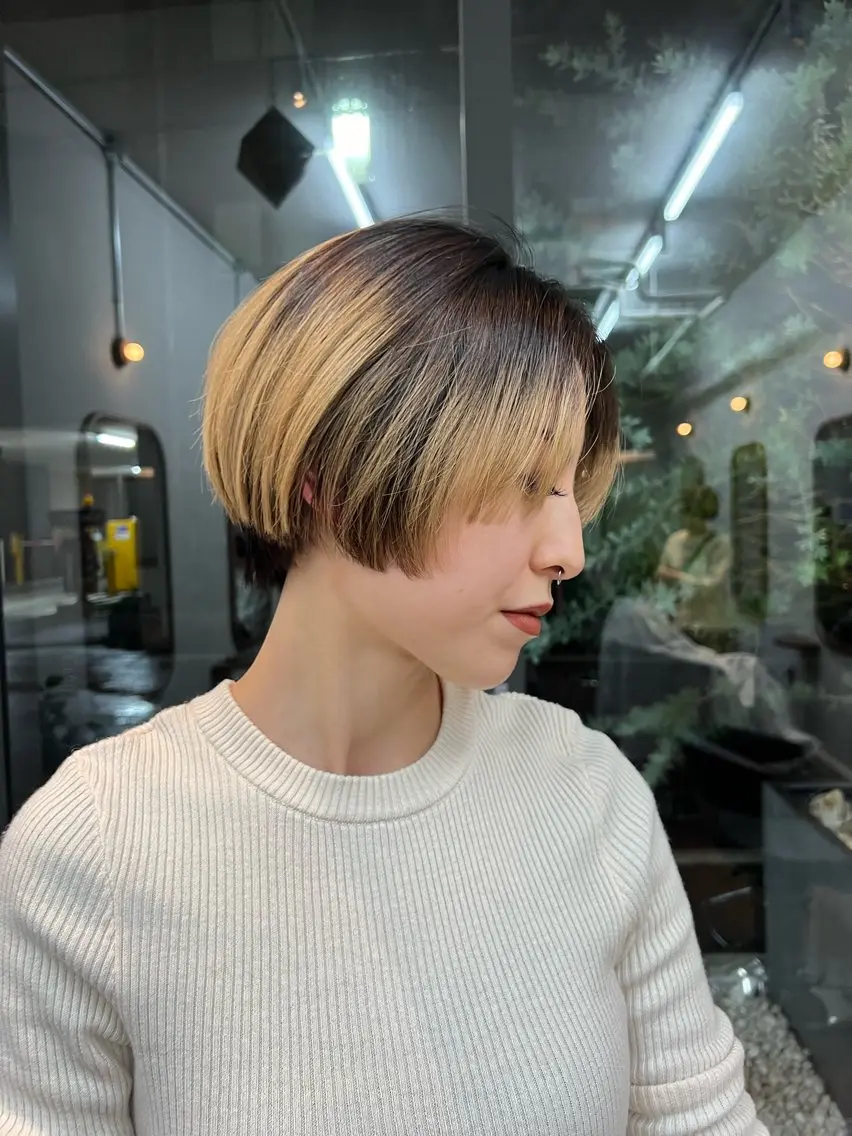 ショート ショートボブ ボブ ショートヘア 竹下 浩一のヘアスタイル
