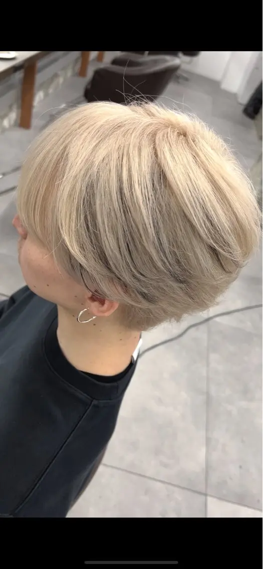 ショート カラー ヘアアレンジ メンズ ヘアカラー トリートメント ヘアセット ハイトーン特化🌟 カワシマシュンスケのヘアスタイル