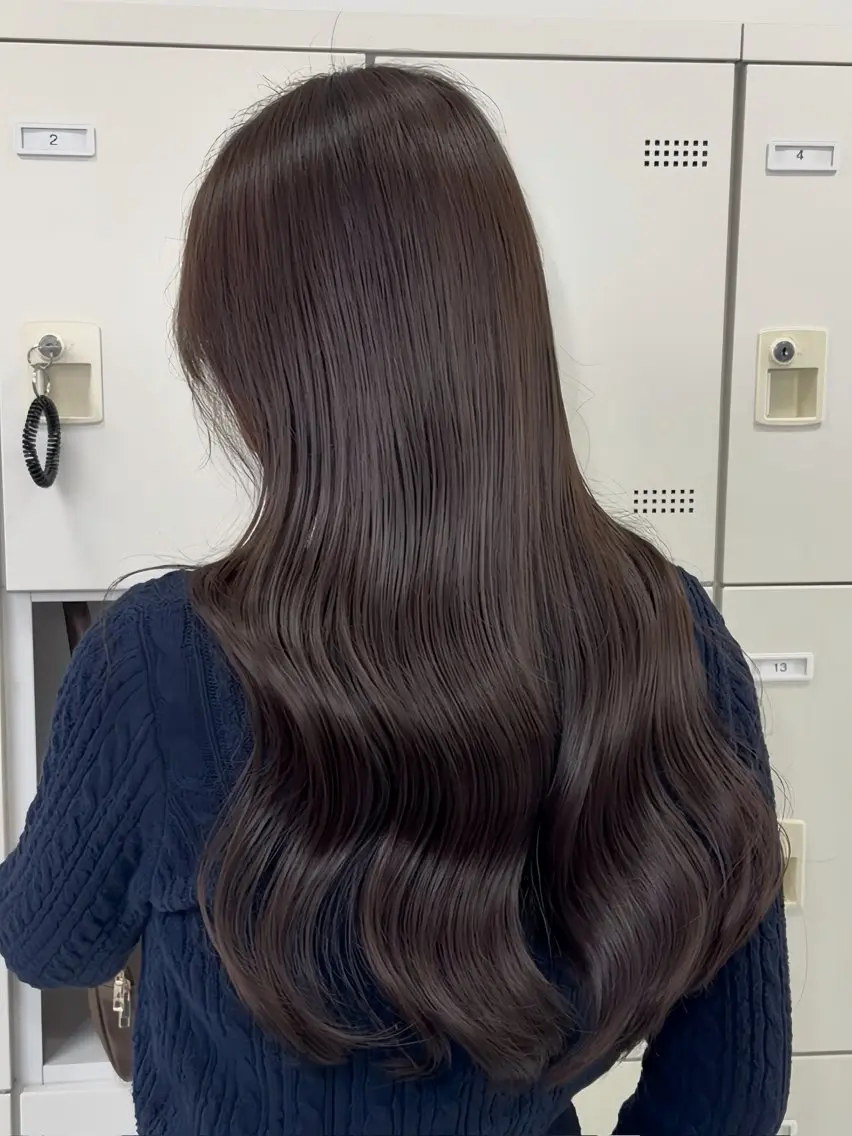 ロング カラー カット ヘアカラー トリートメント ヘッドスパ ヘアセット 似合わせstyle ❤︎misaki❤︎のヘアスタイル