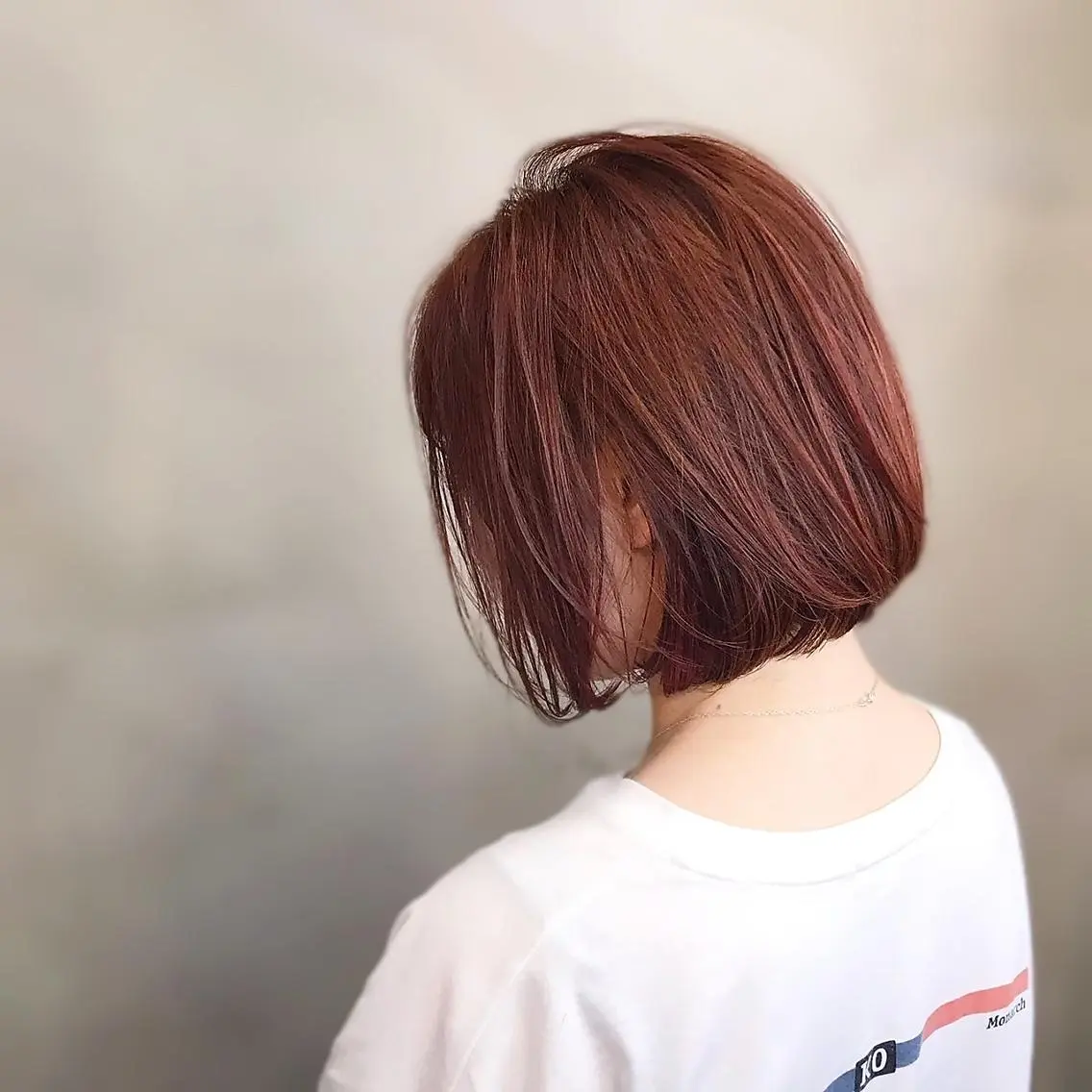ショート カラー ショートボブ 丸みショート ボブ ショートヘア ANGELICA 近鉄奈良店のヘアスタイル