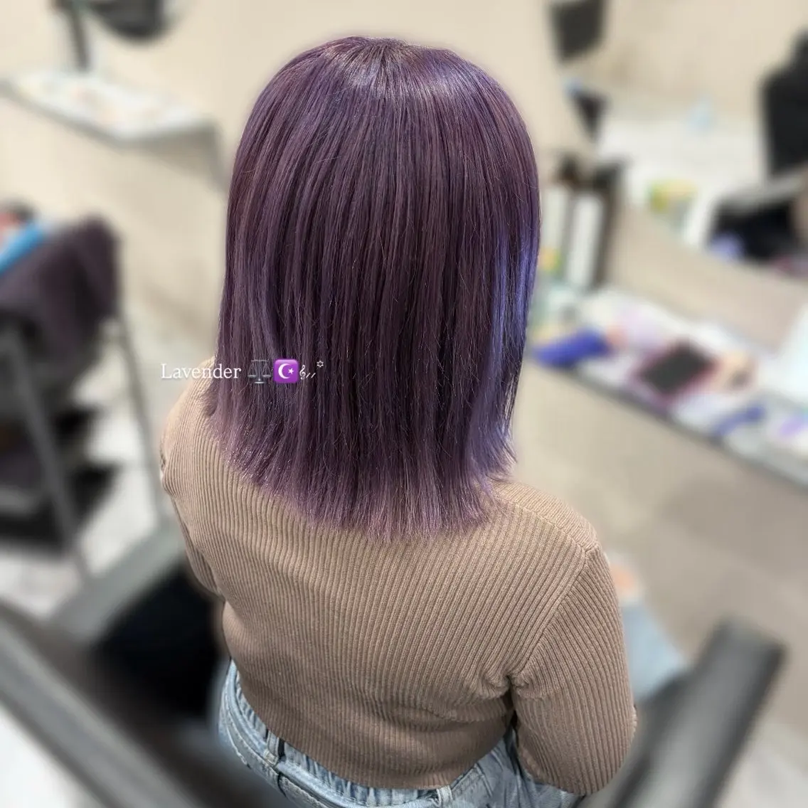 ミディアム カラー ヘアカラー 透明感カラー🪼🩵 𝐑𝐢𝐧のヘアスタイル