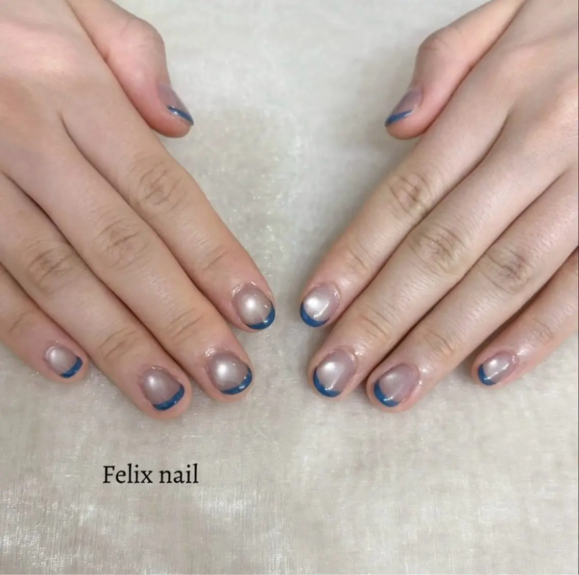 ネイル ハンドネイル Felixnail TANAKA🐰🤍のネイルデザイン