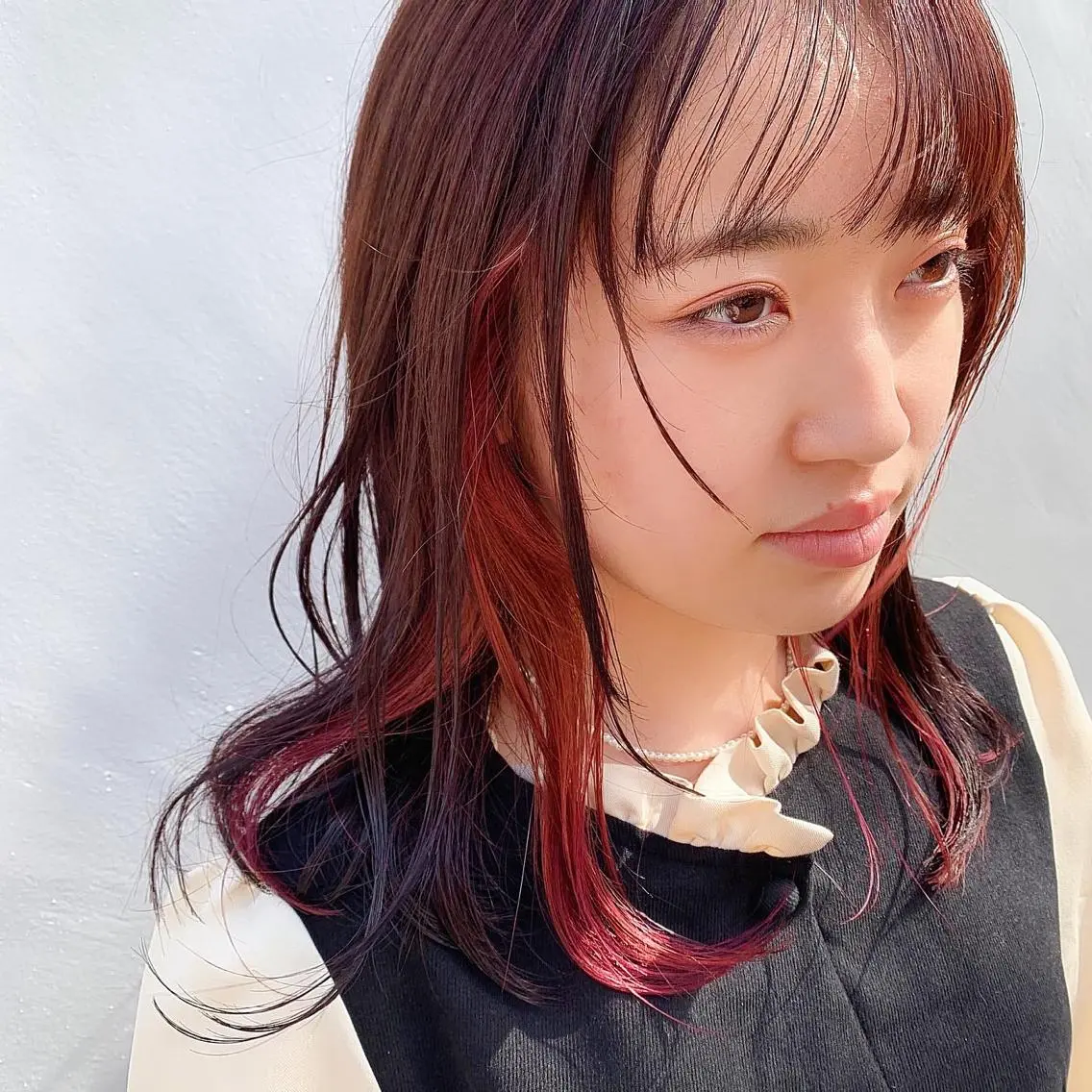 セミロング 中川 竜誠のヘアスタイル