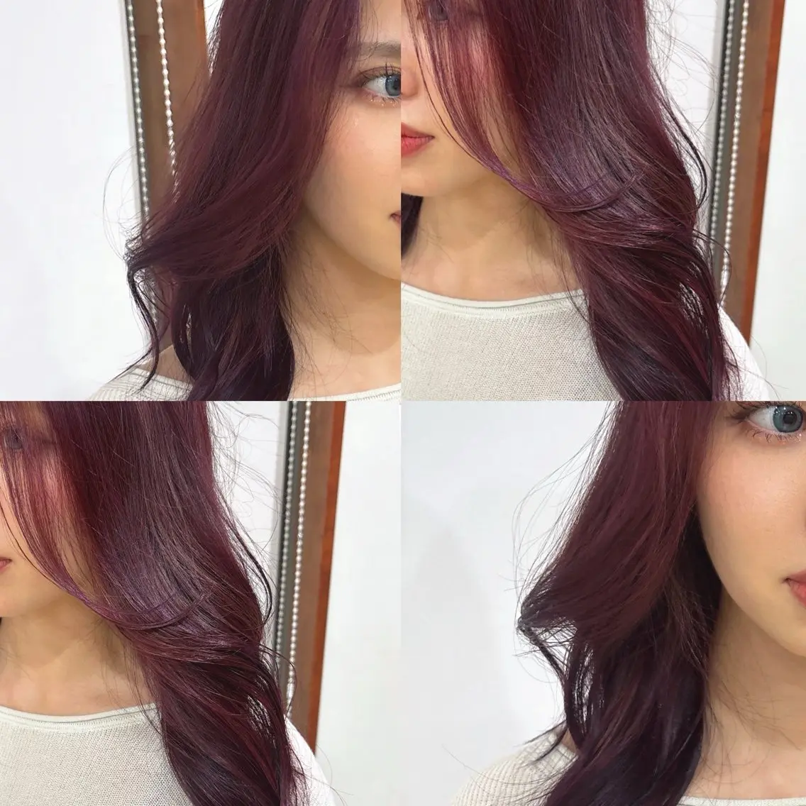 ロング カラー ヘアカラー トリートメント . YÜZÜのヘアスタイル