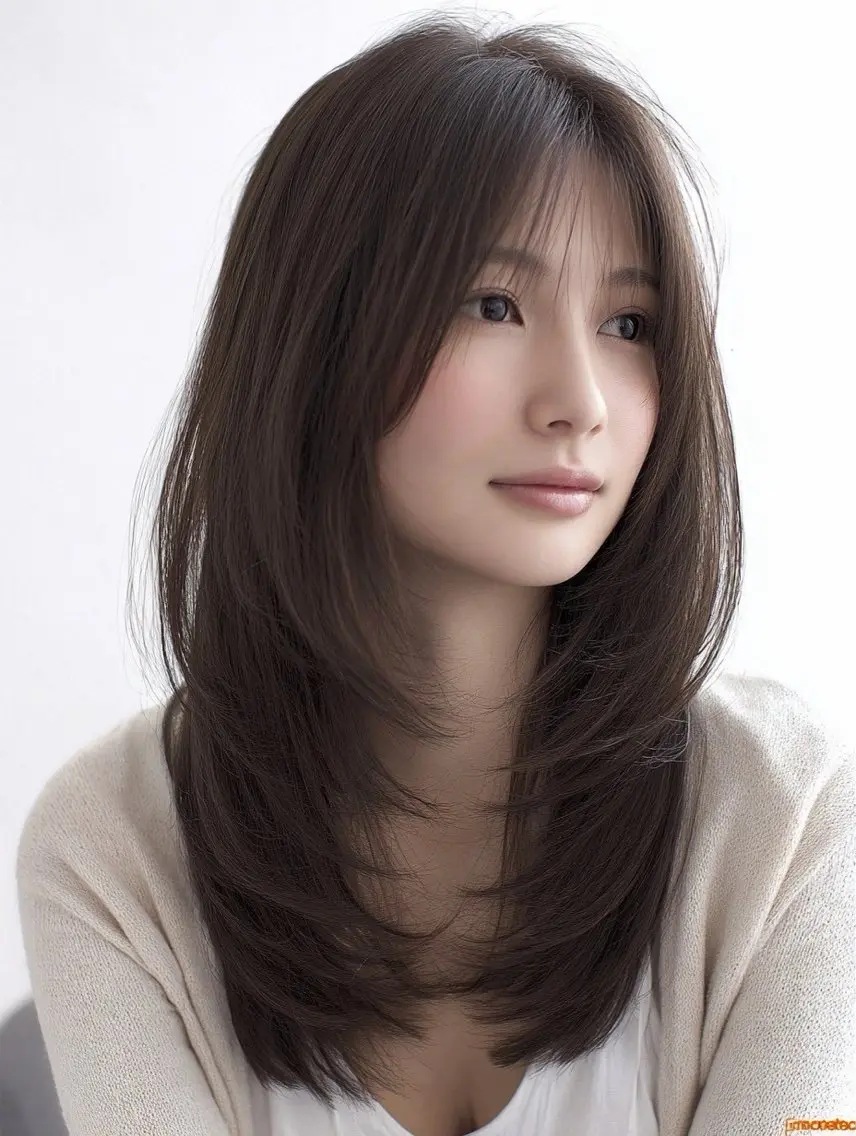 ロング ヘアカラー 絶対綺麗な暖色カラー 🎯あります✨増渕✨のヘアスタイル