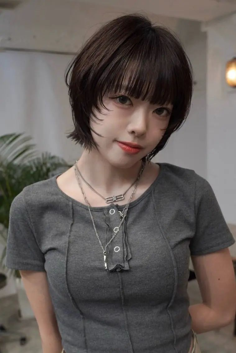 ショート ボブ ウルフカット カット 🐺ウルフカット特化 🐺/今川のヘアスタイル
