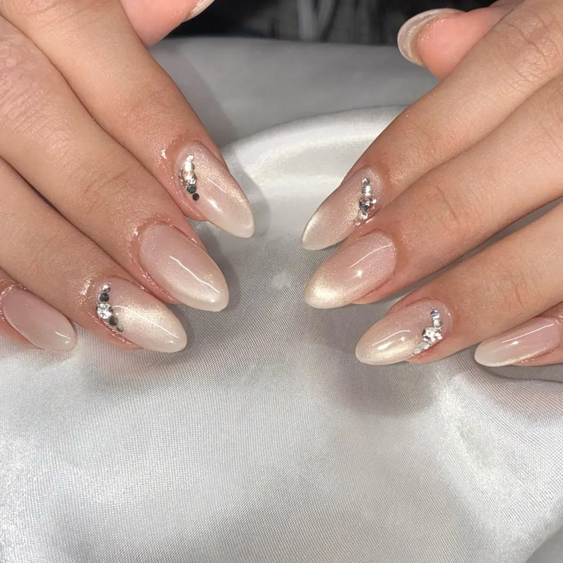 ネイル ジェルネイル マグネットネイル ハンドネイル Nail ヌシん家 AKANEのネイルデザイン