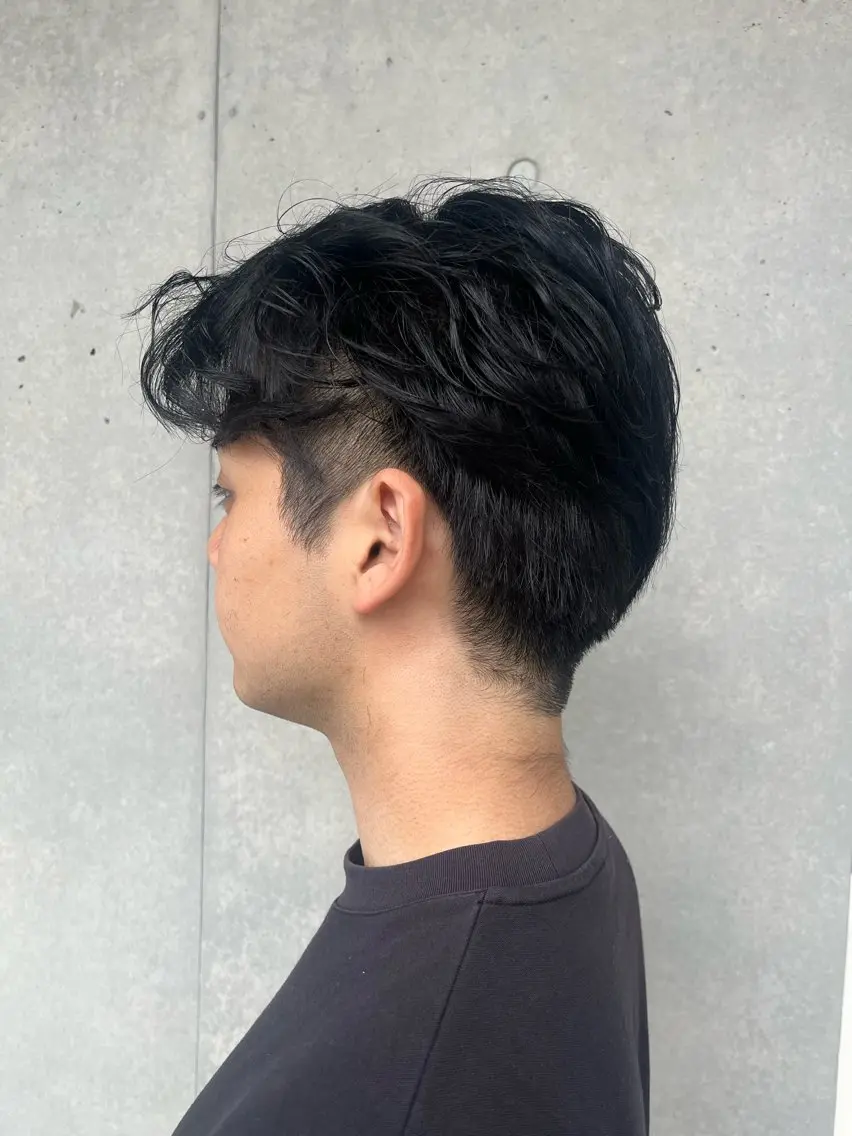 ショート メンズ カット メンズパーマ特化型 美容師/荒井海音のヘアスタイル