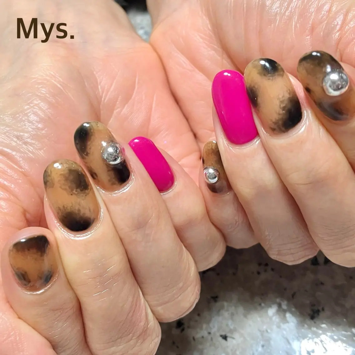 ネイル ハンドネイル Mys. 三上紗紀のネイルデザイン