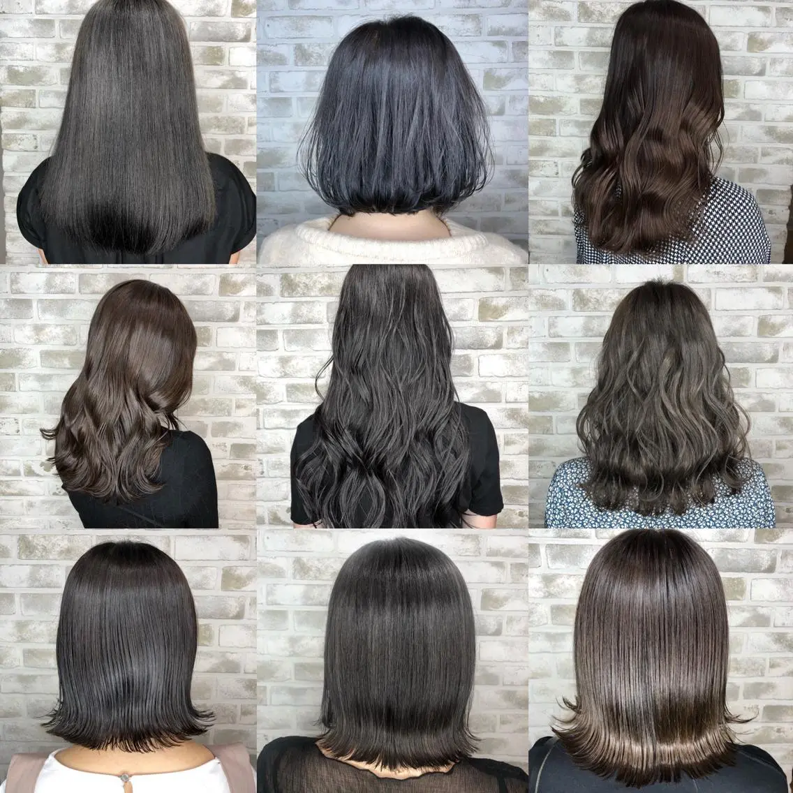 セミロング カラー ヘアアレンジ 透明感カラー トッチ 艶髪髪質改善のヘアスタイル