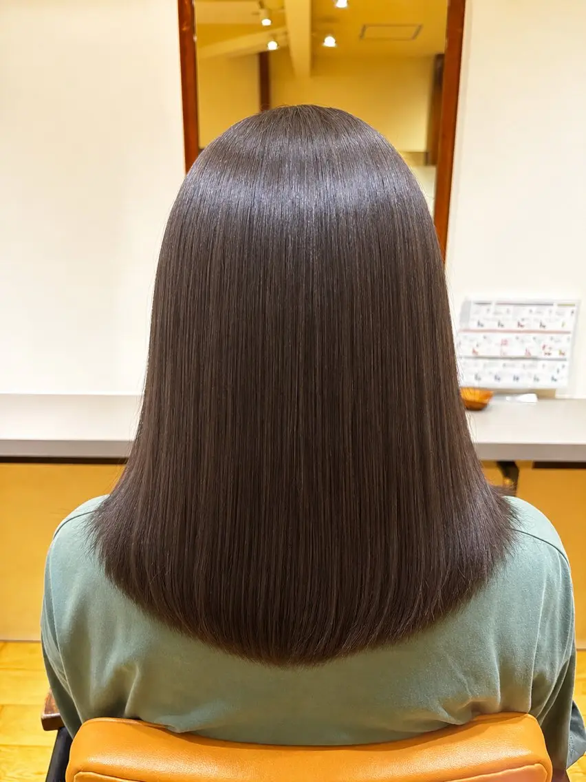 カラー CLAPSコハク モデル募集のヘアスタイル